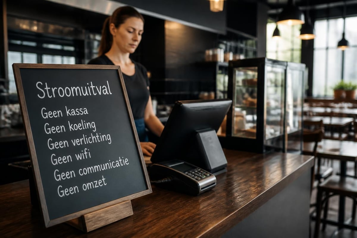 Bedrijfscontinuïteit bij stroomuitval