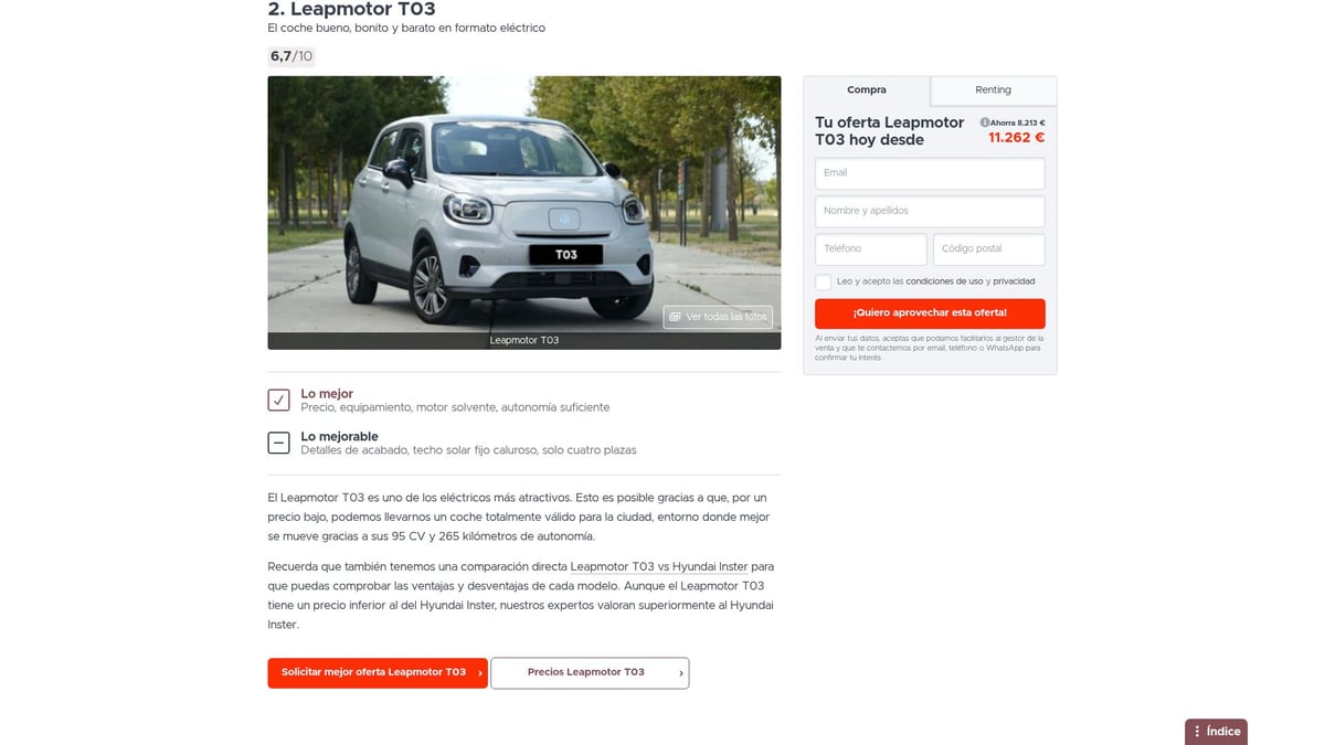 7 Cheapest Car Options for 2025 You Can't Ignore - Leapmotor T03