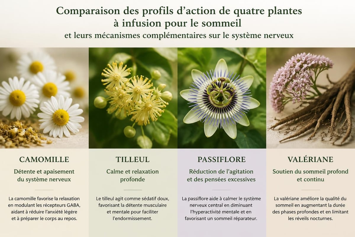 Plantes relaxantes pour le sommeil