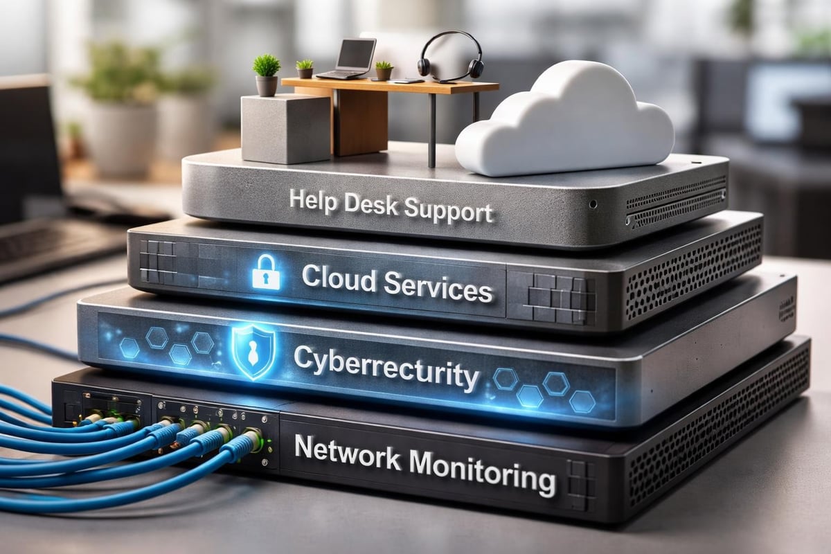 Managed IT service layers