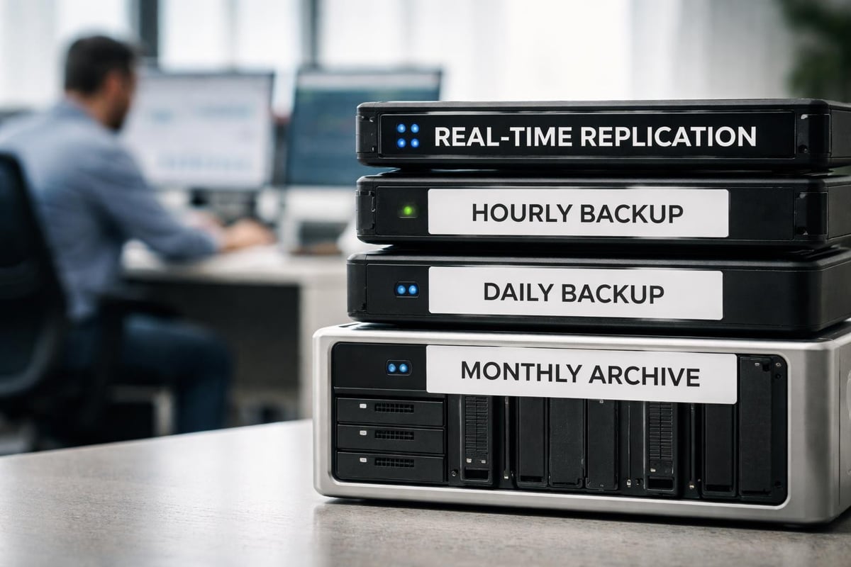 Backup and recovery tiers