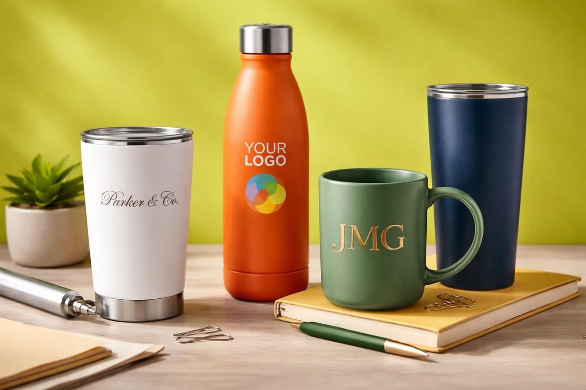 Drinkware personalization options