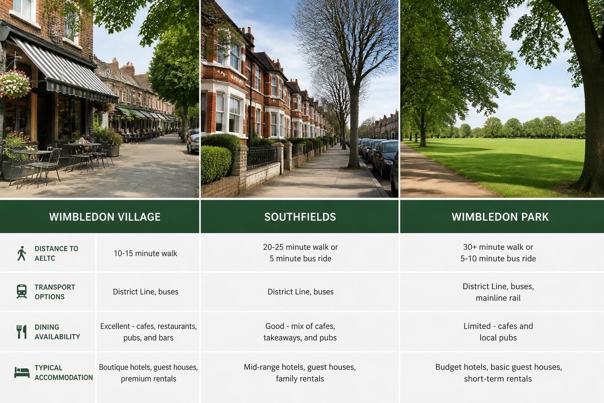 Wimbledon neighborhoods comparison