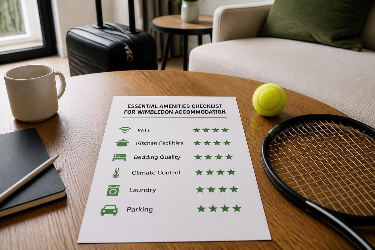 Property amenities checklist