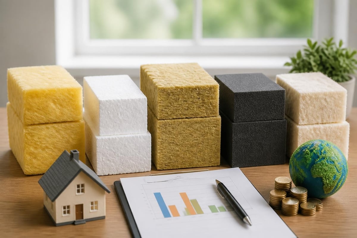 Comparing insulation materials