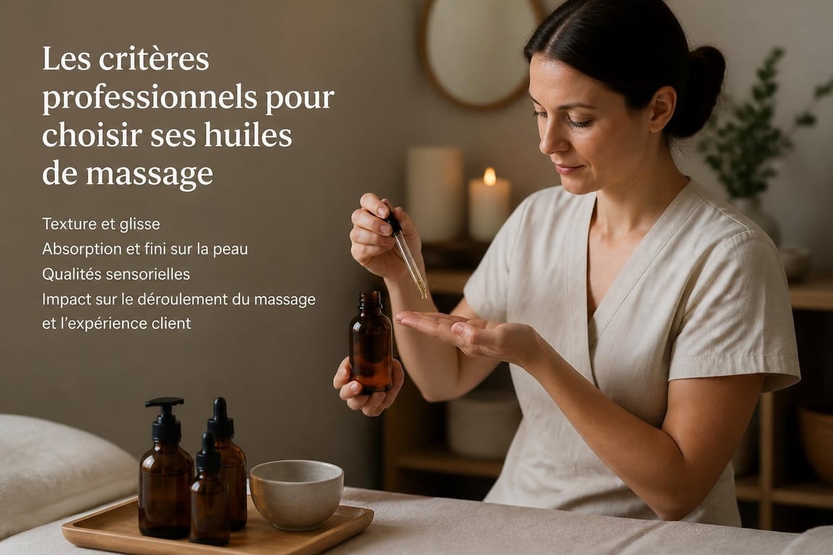 Massage oil selection