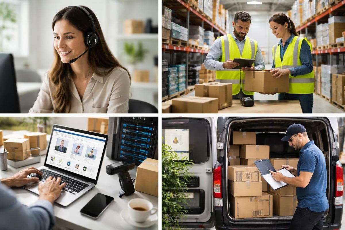 E commerce support components