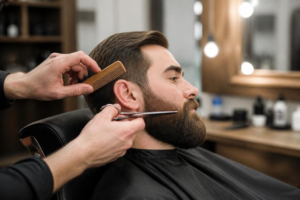 Beard maintenance between professional appointments