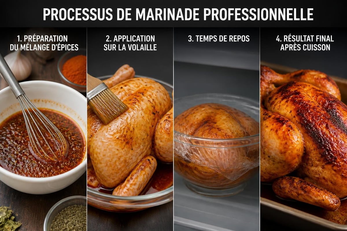 Techniques de marinade au poulet