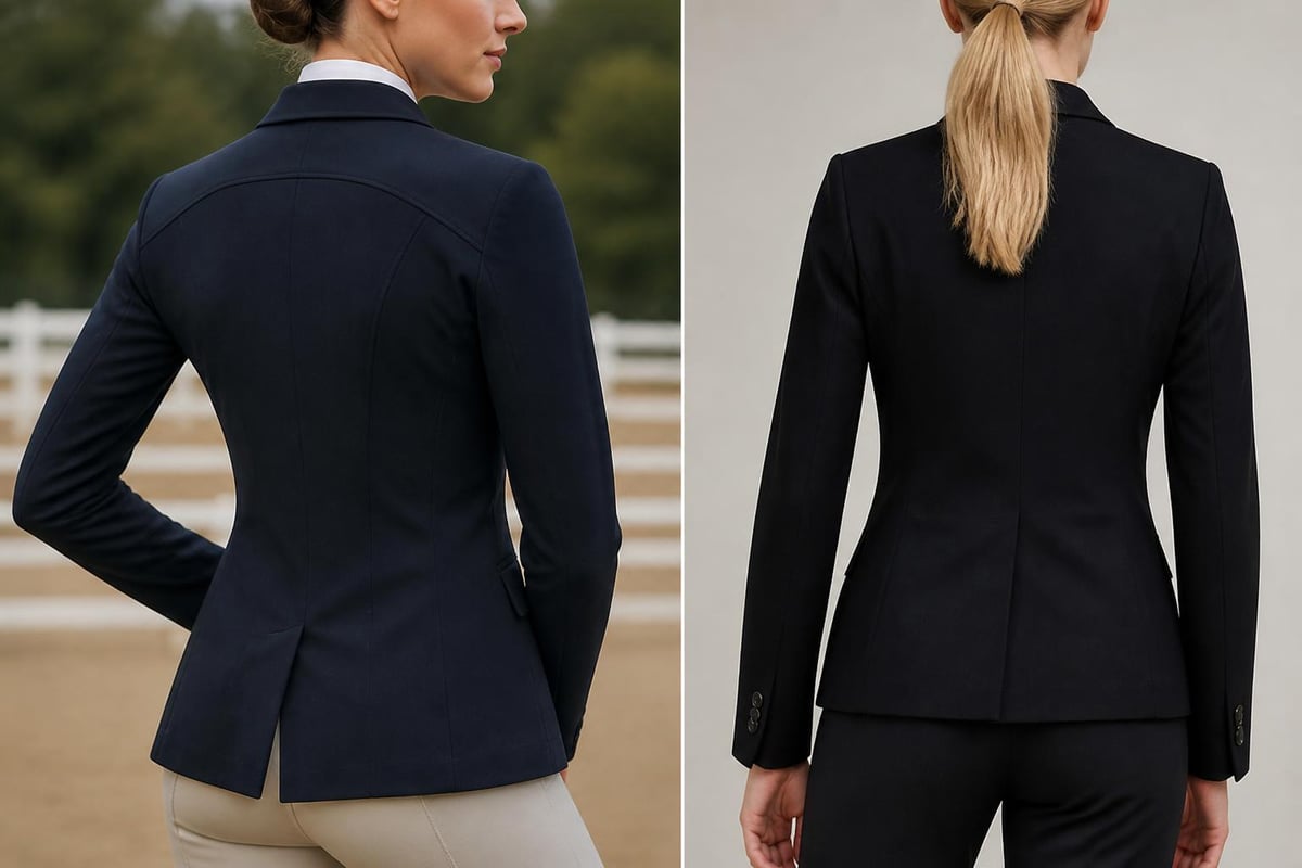 Show jacket construction details