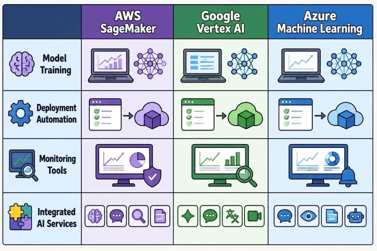 Cloud platform AI services comparison