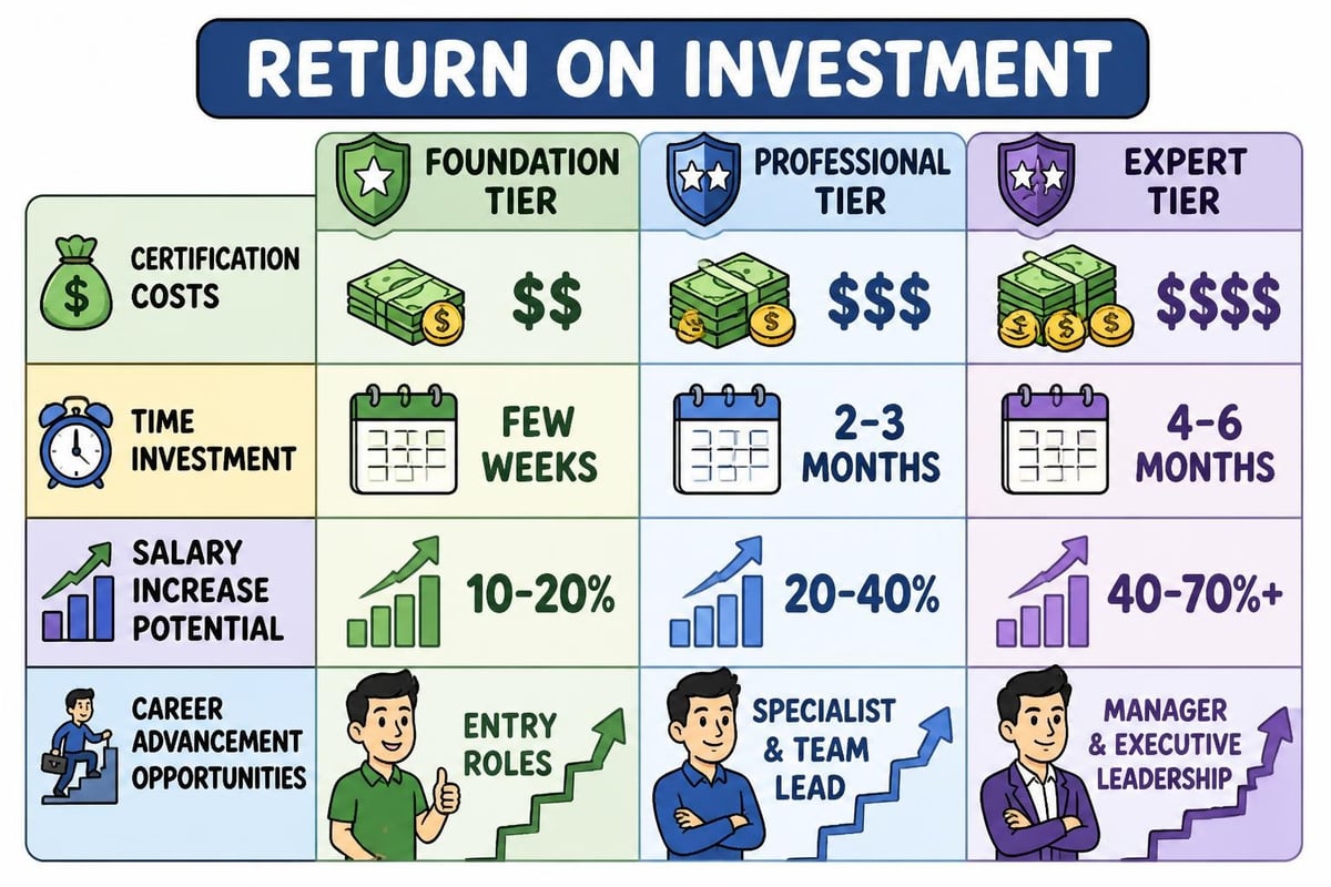 AI certification ROI framework