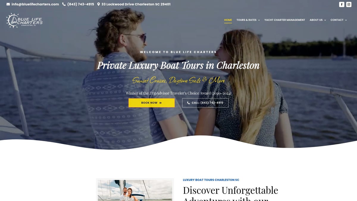 Sunset Sailing Cruise Charleston SC Guide for 2025 Beginners - Blue Life Charters: A Trusted Choice for Beginners