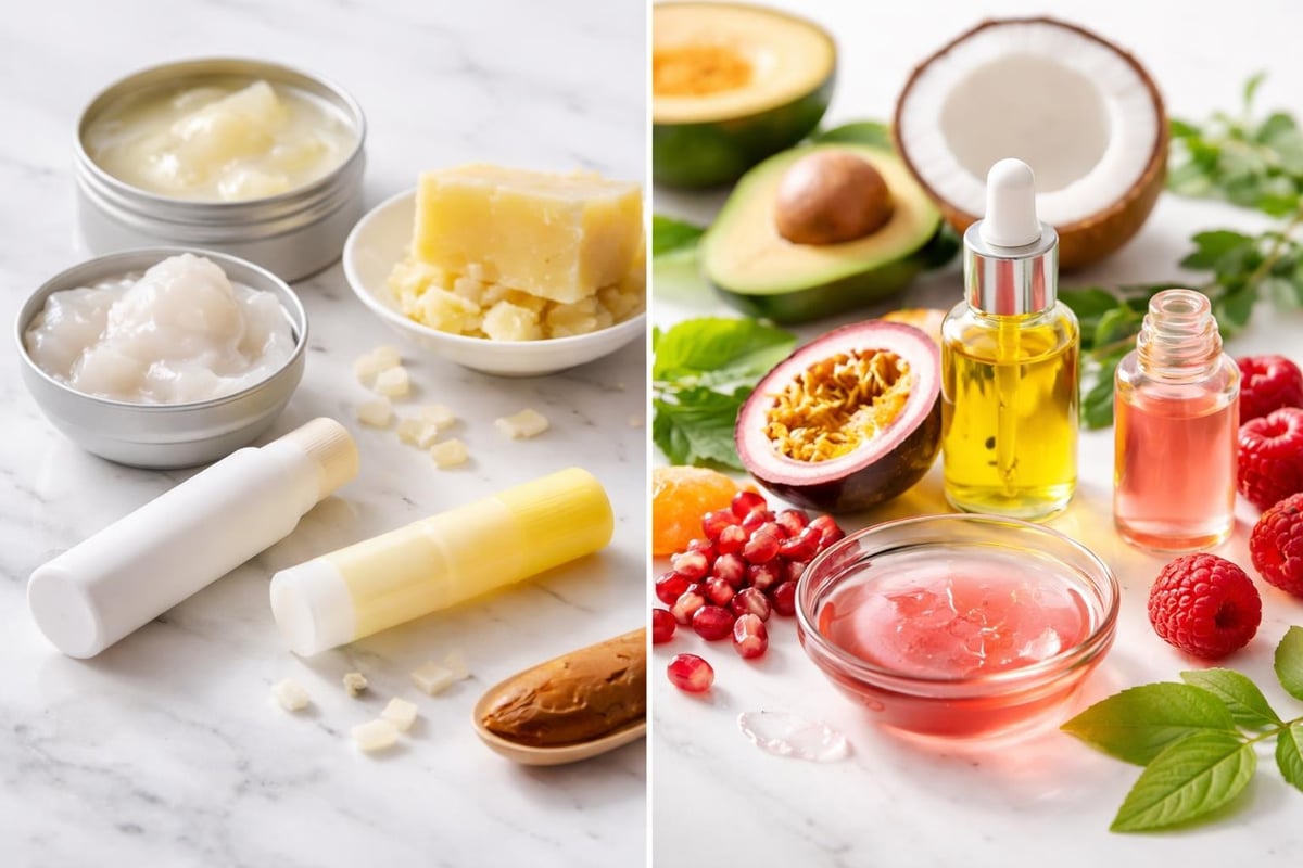 Lip care ingredients comparison
