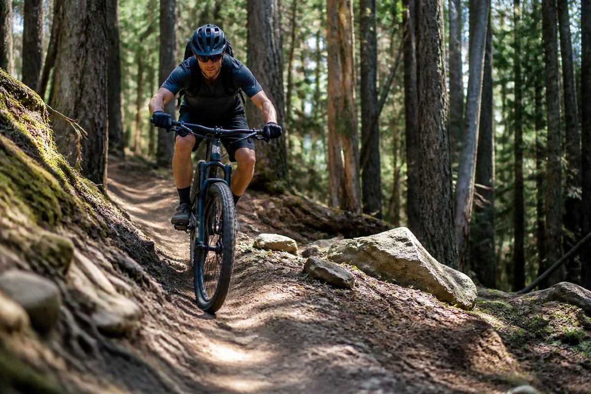 Mountain biking technique progression