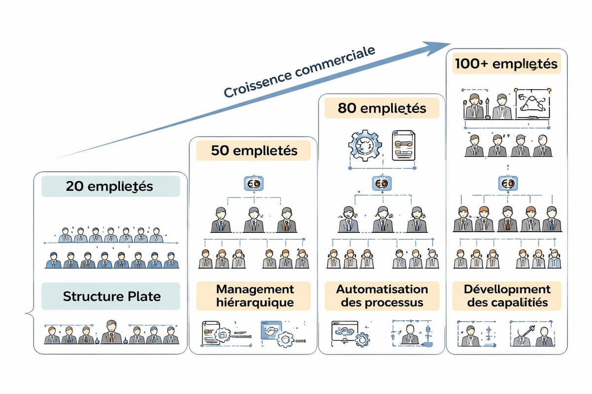 Évolution organisationnelle scalable