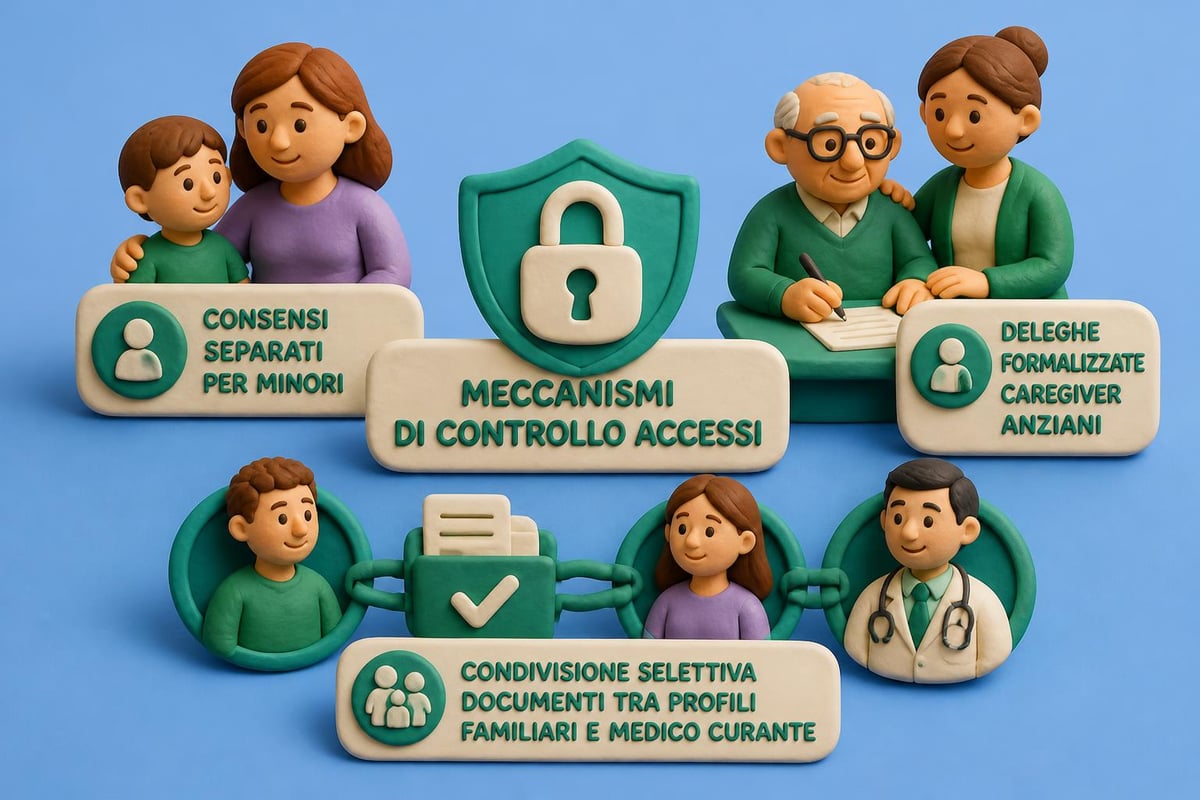 Sistema deleghe e privacy profili familiari