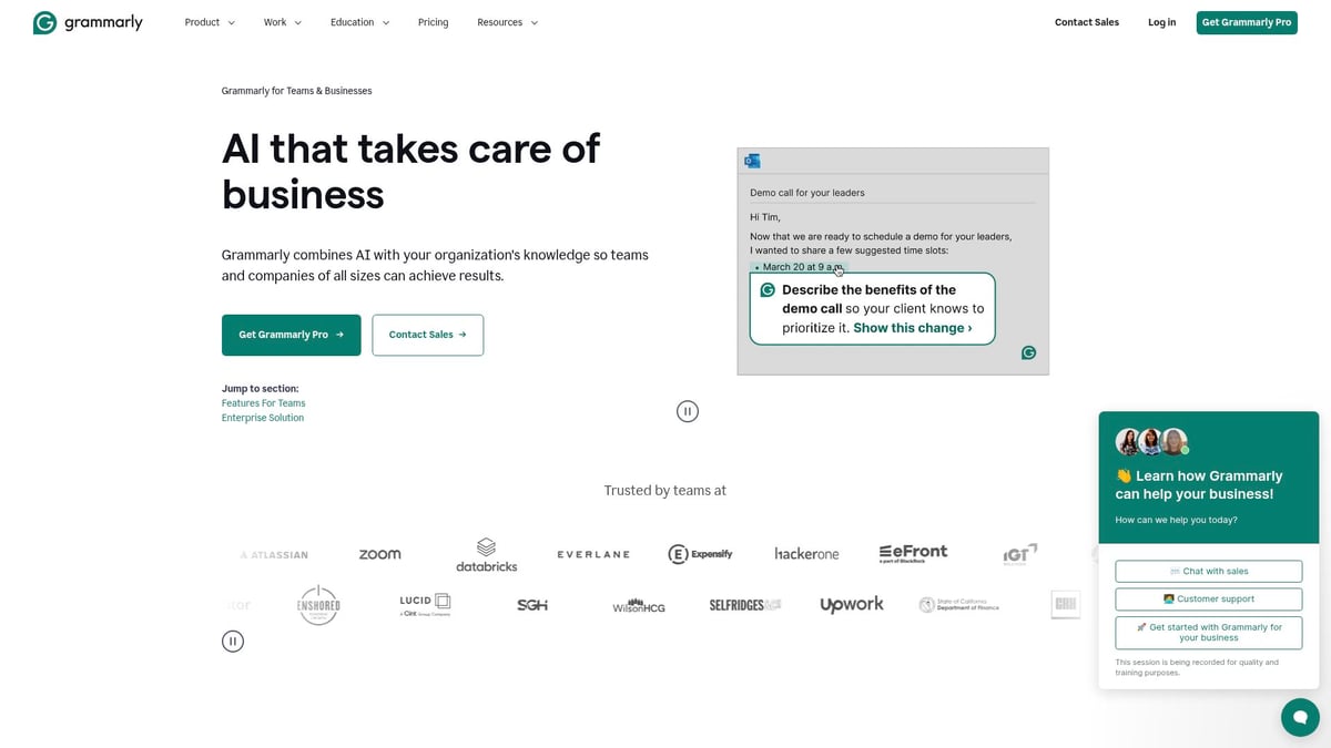 12 Top AI Tools for Business to Boost Growth in 2025 - Grammarly Business