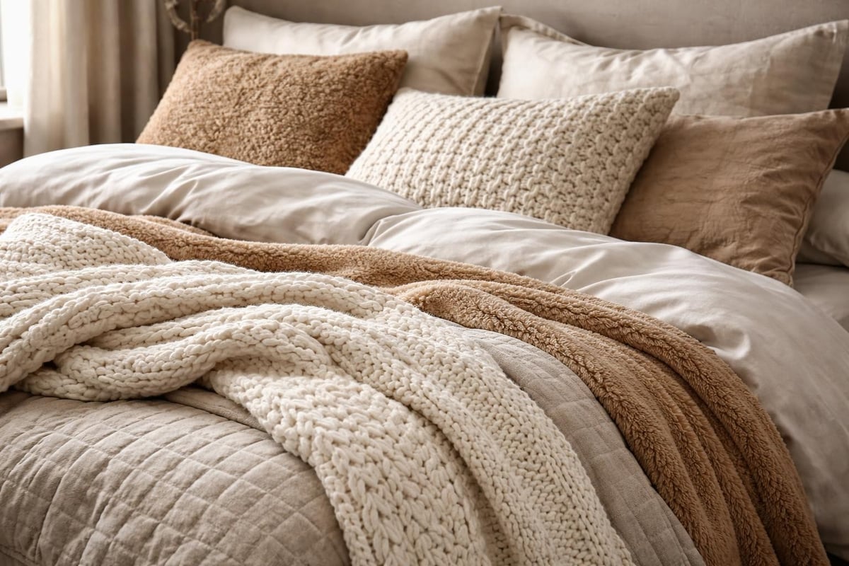 Texture layering in bedding