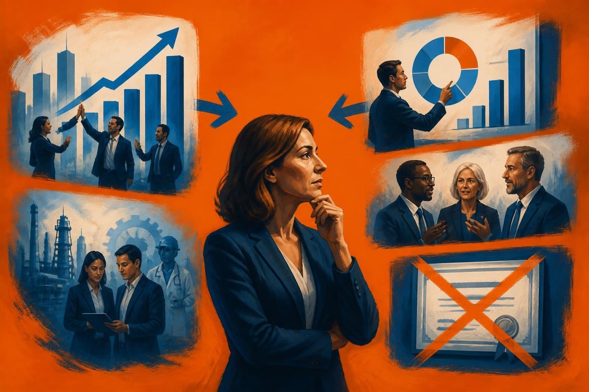Corporate buyer evaluation criteria