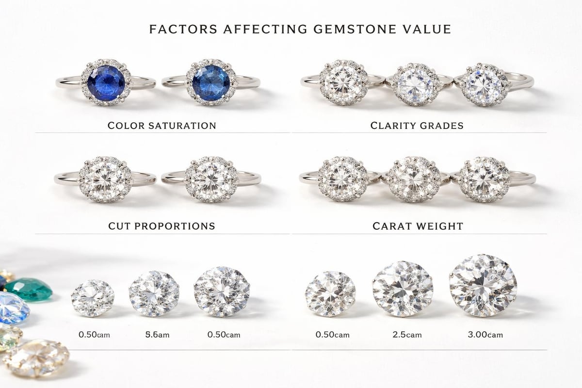 Gemstone quality assessment