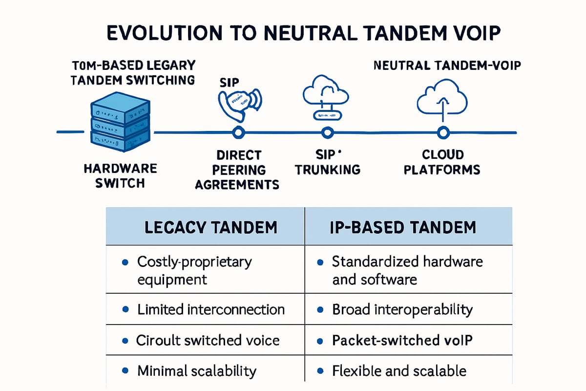 The Evolution from Traditional Tandem Switching to VoIP