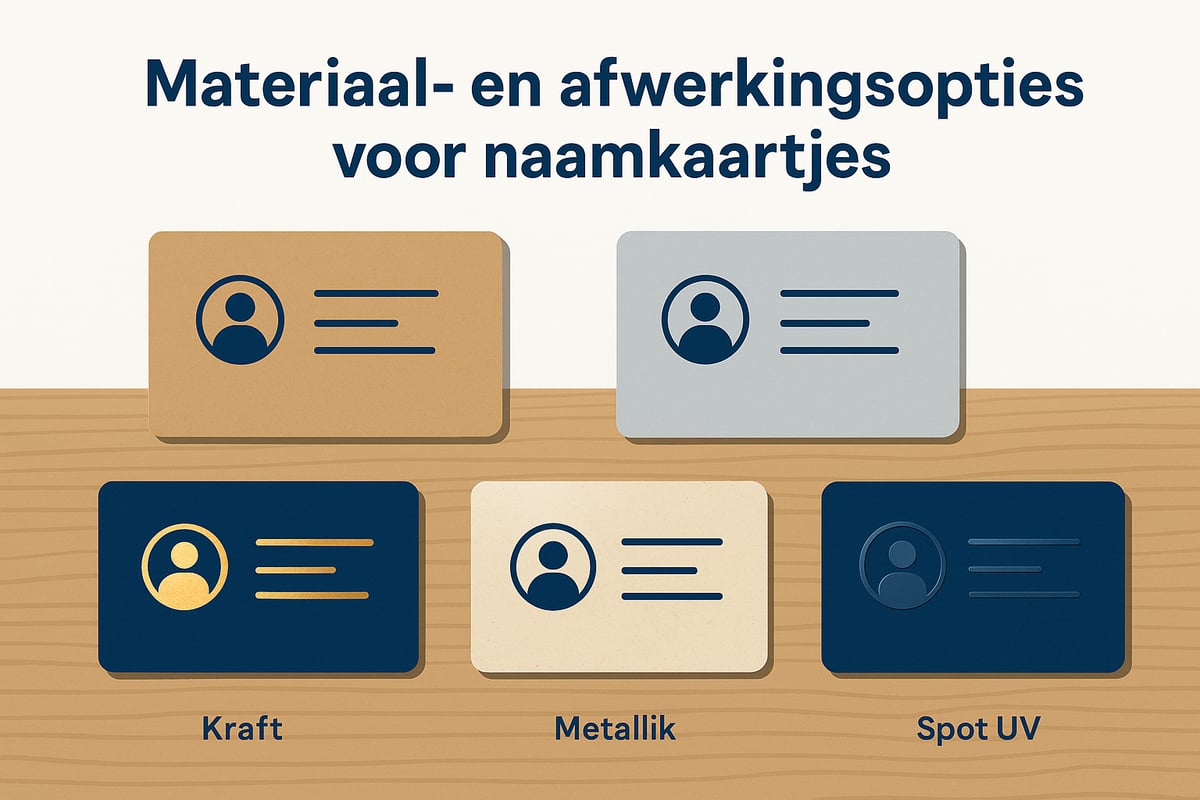 Materiaal- en afwerkingsopties uitgelegd