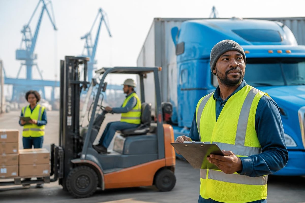 CDL and warehouse staffing process