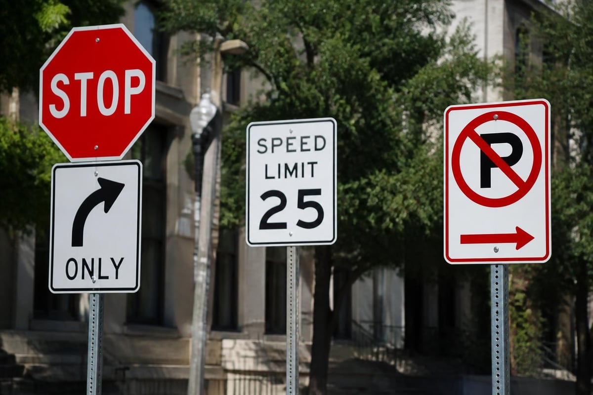 Regulatory sign hierarchy
