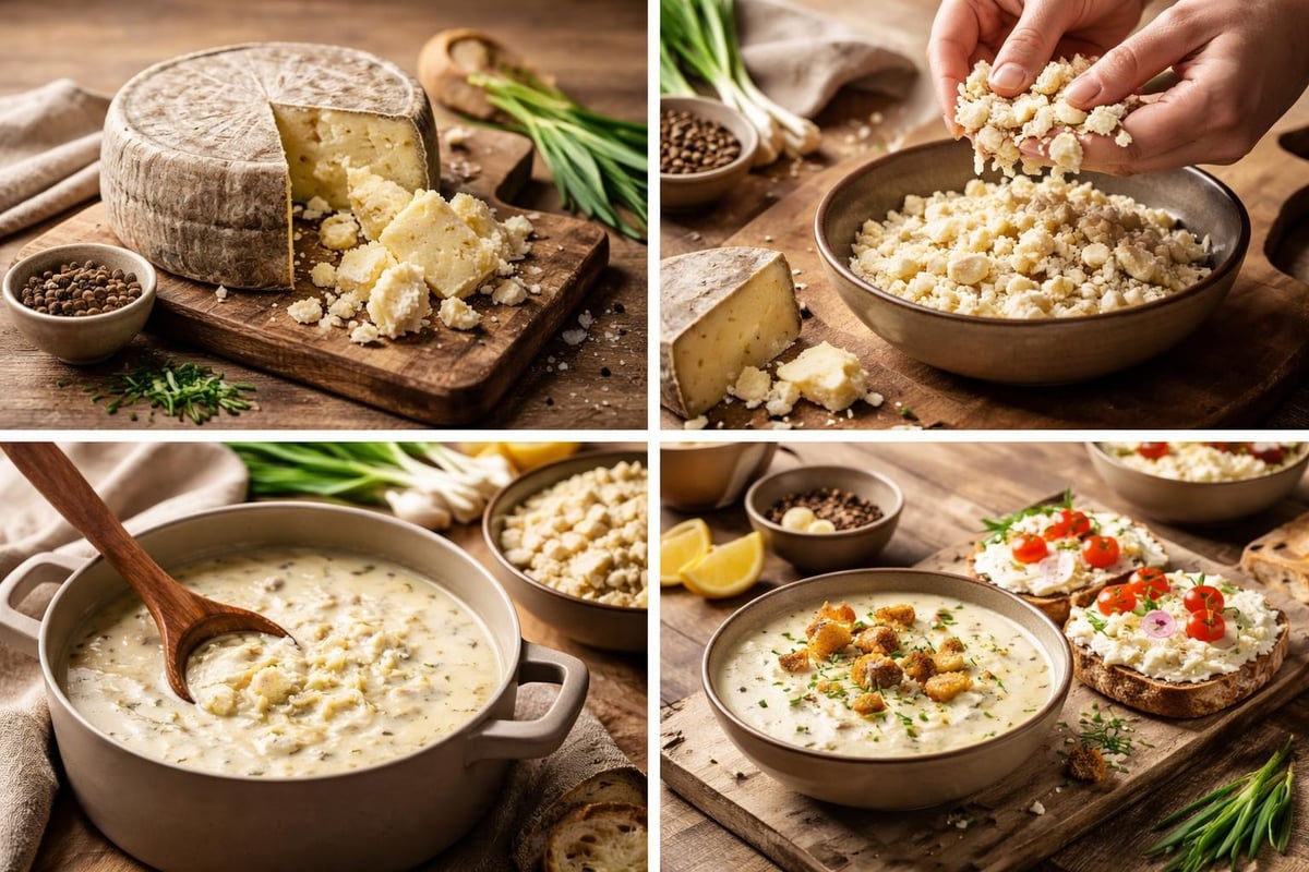 Graukäse-Zubereitung