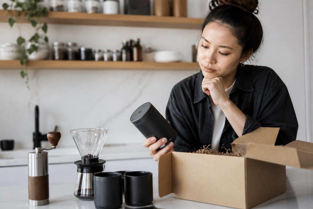 Gift-giving ritual with specialty coffee