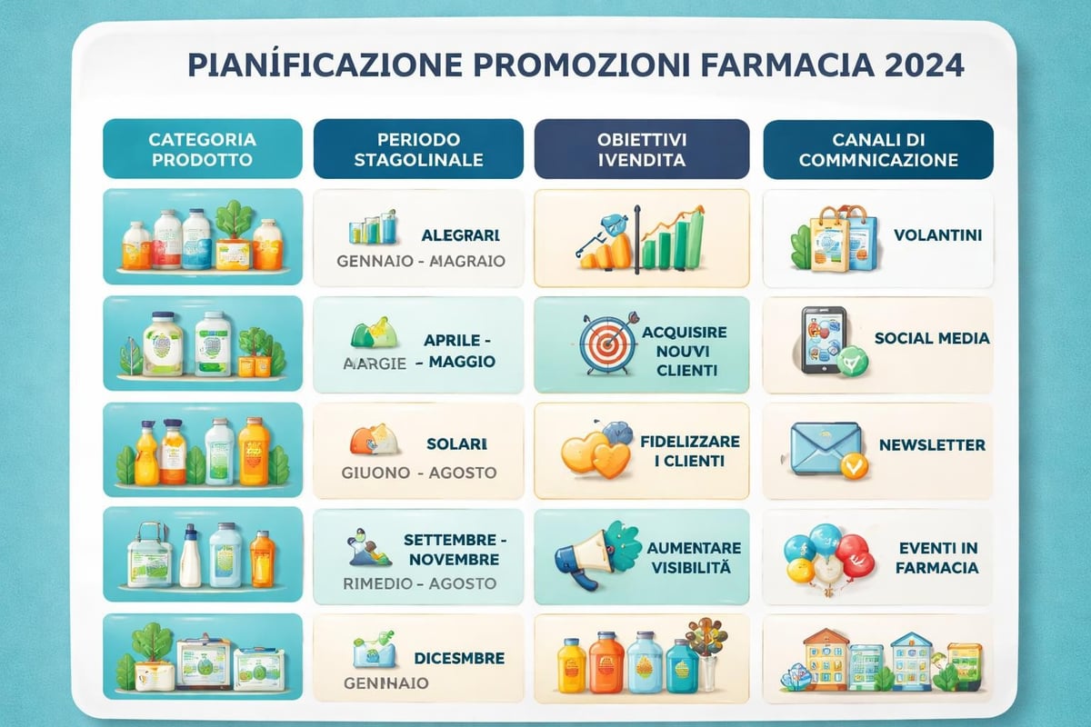 Promozioni Farmacia: Strategie per Attirare Clienti 3 Calendario promozionale farmacia