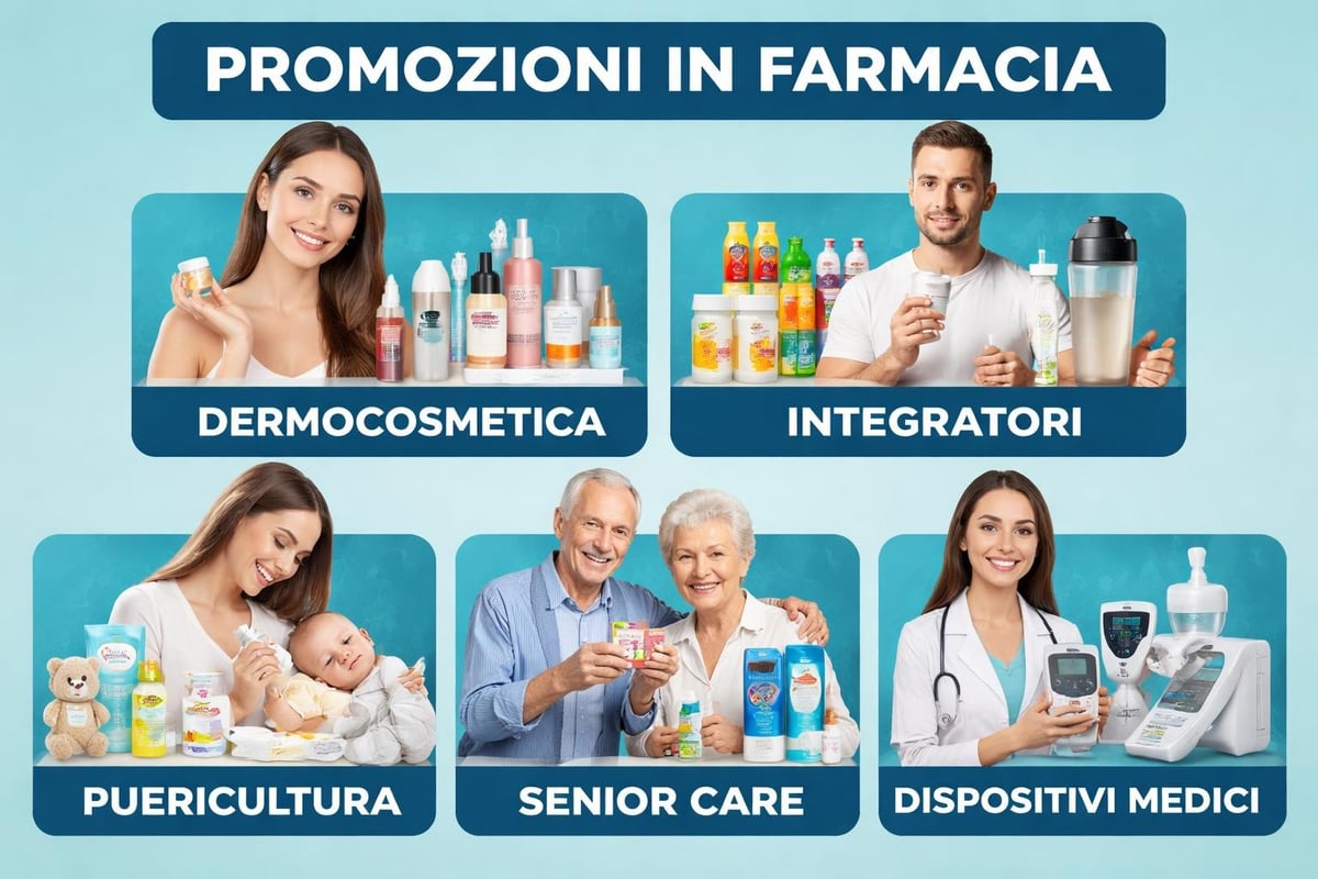 Promozioni Farmacia: Strategie per Attirare Clienti 5 Categorie promozioni farmacia