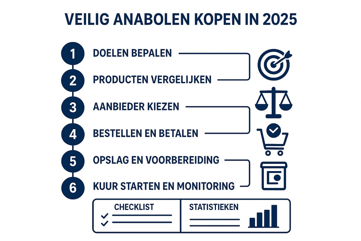 Stappenplan: Zo Koop Je Veilig Anabolen in 2025