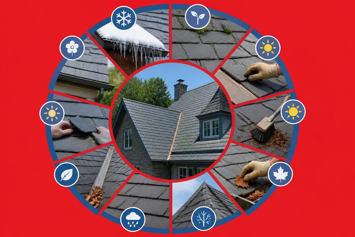 Slate roof maintenance schedule