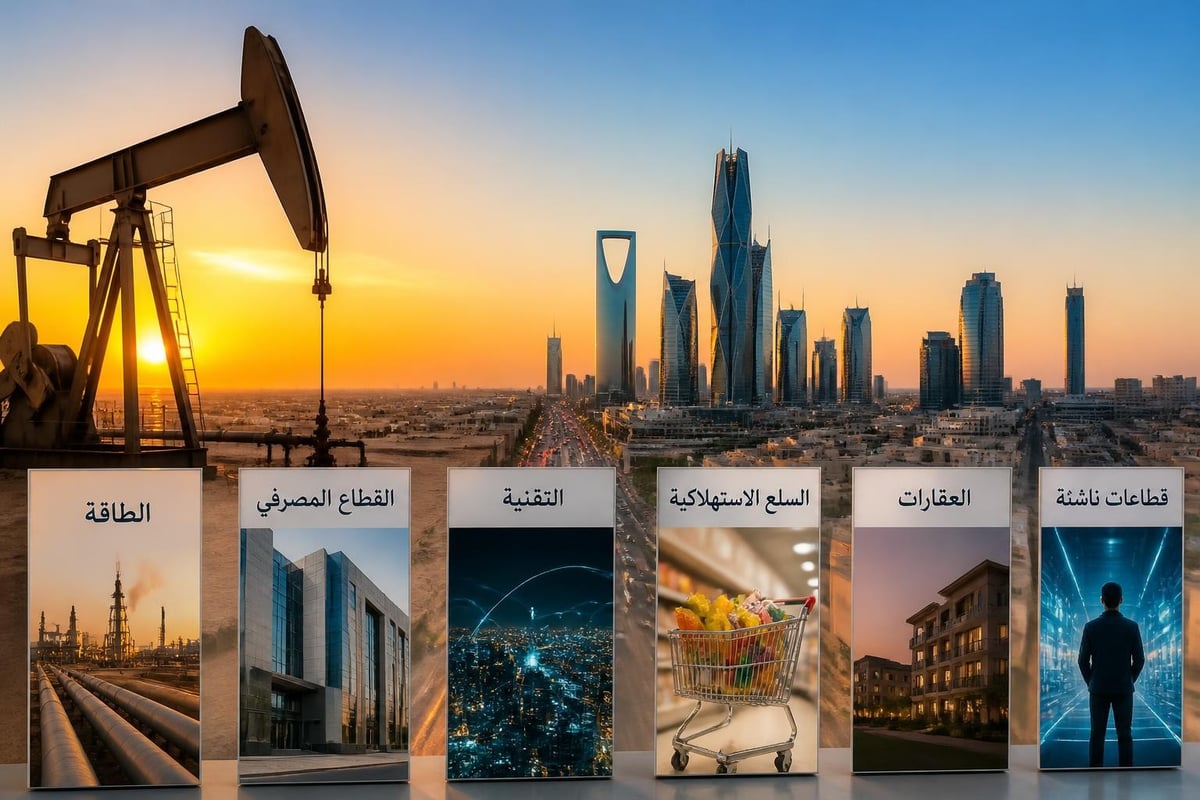تنوع القطاعات الاستثمارية