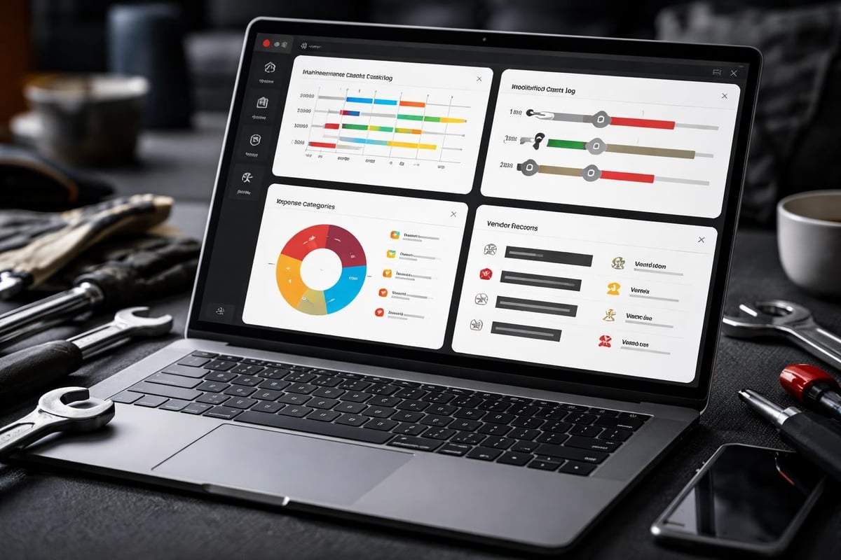 Car maintenance tracking system organization