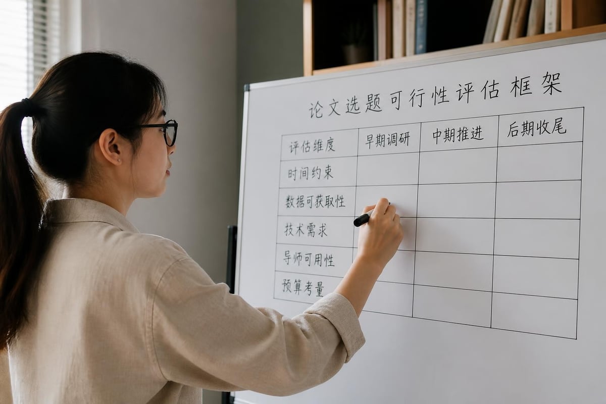 畢業論文可行性評估框架