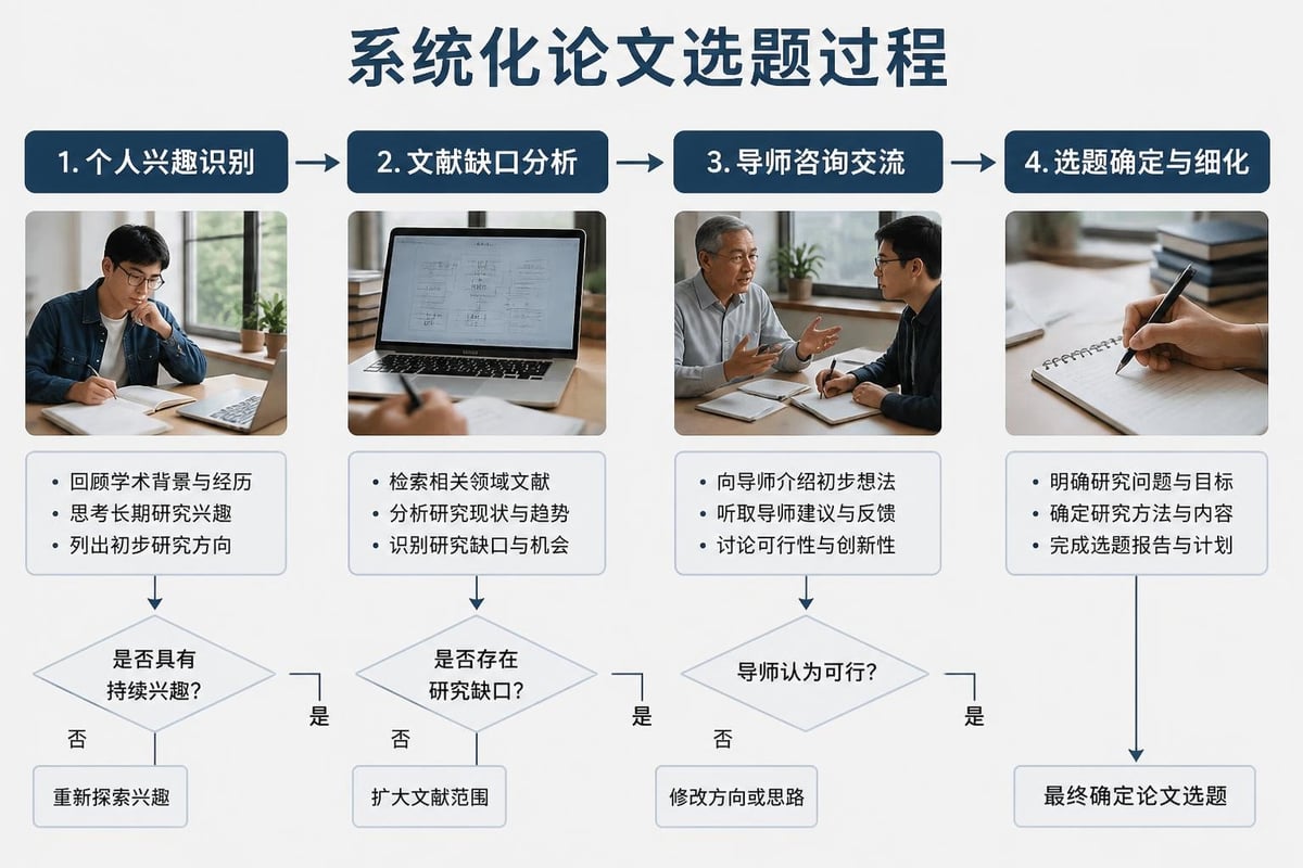論文題目發掘流程