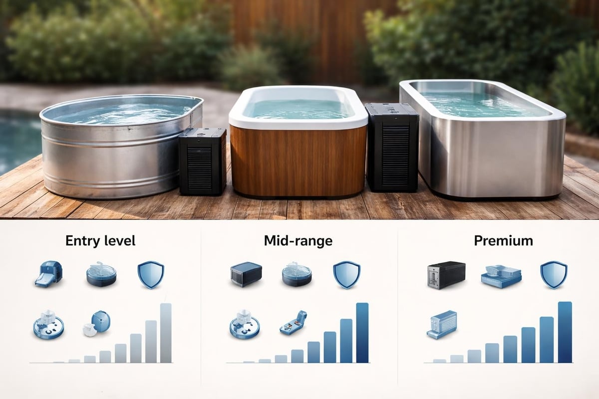 Cold plunge pricing comparison