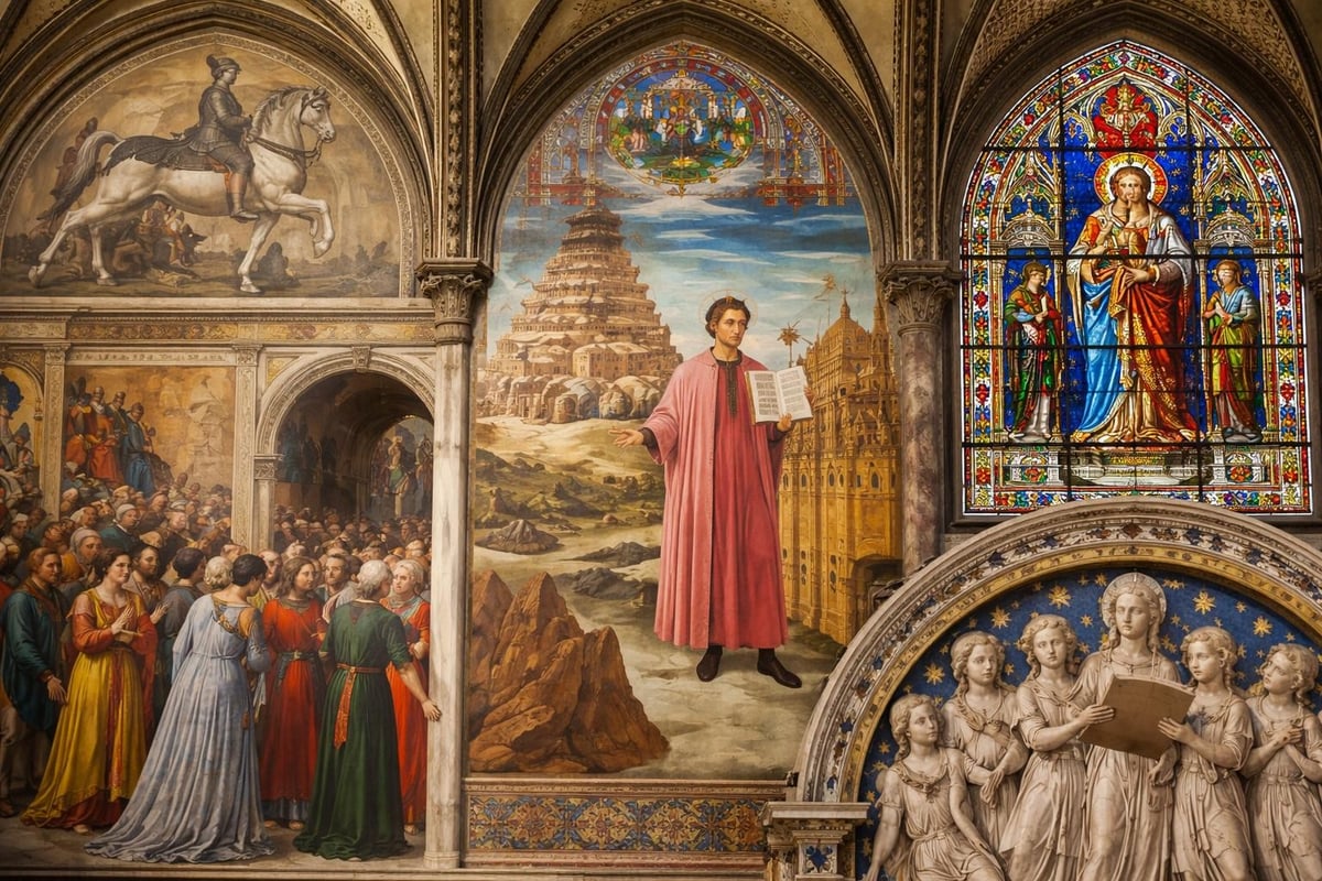 Art collection inside Duomo