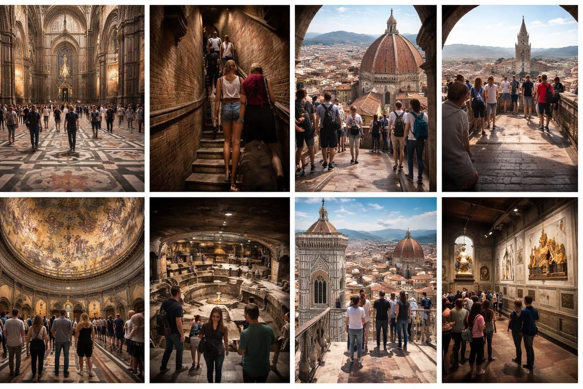 Visitor experience inside Duomo