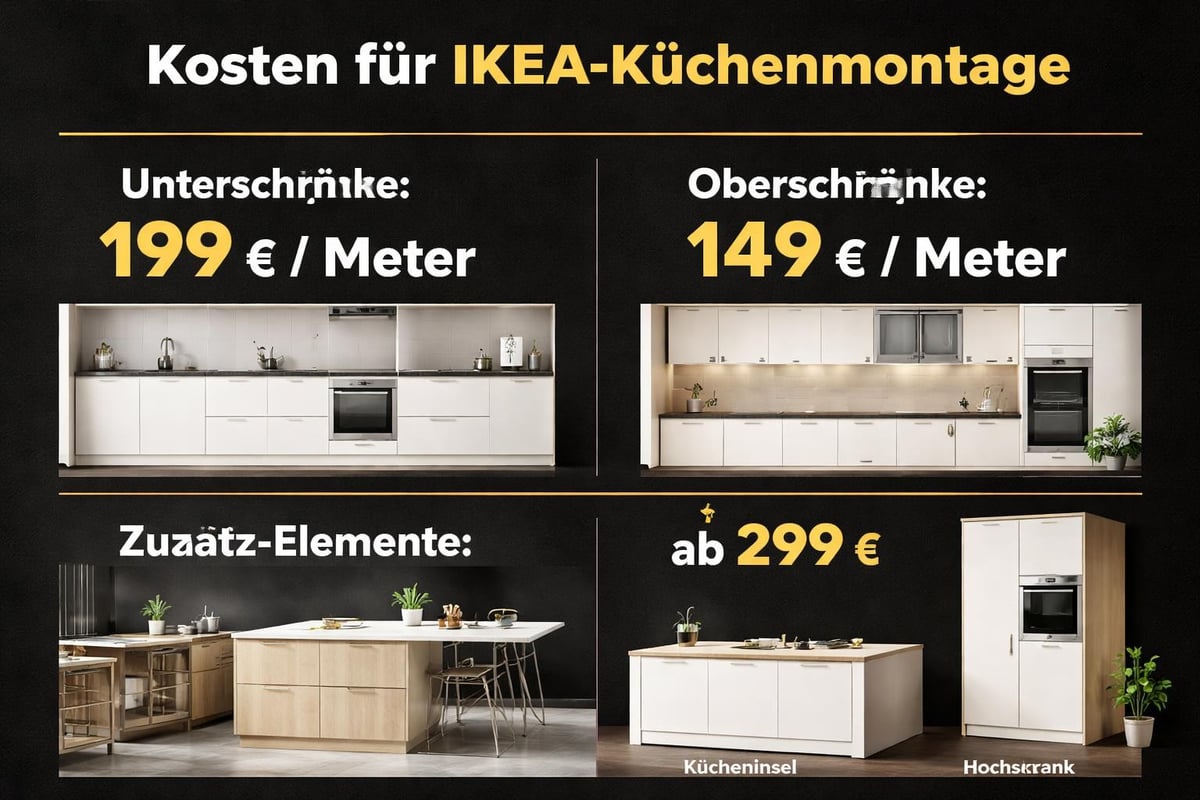 IKEA Küchenmontage Preisberechnung