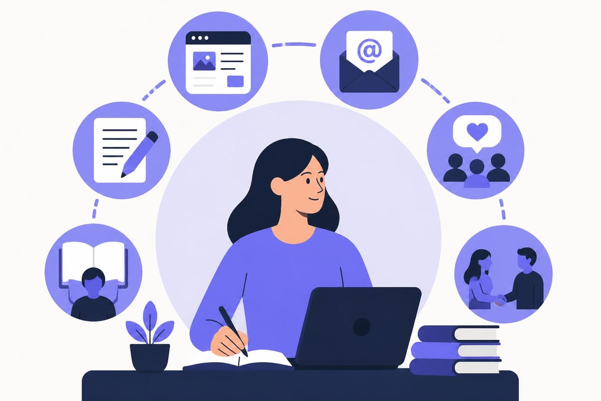 Author platform components