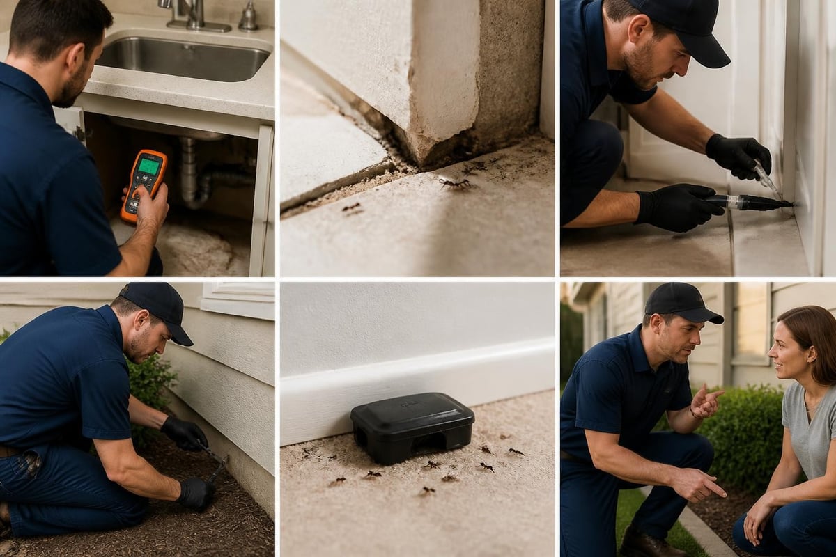 Professional ant control process