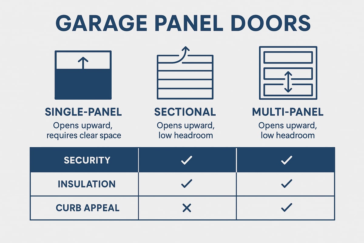 Understanding Garage Panel Doors: Types & Features