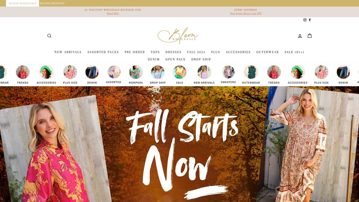 Top 9 Whole Sale Boutique Clothing Picks for 2025 - Bloom Wholesale