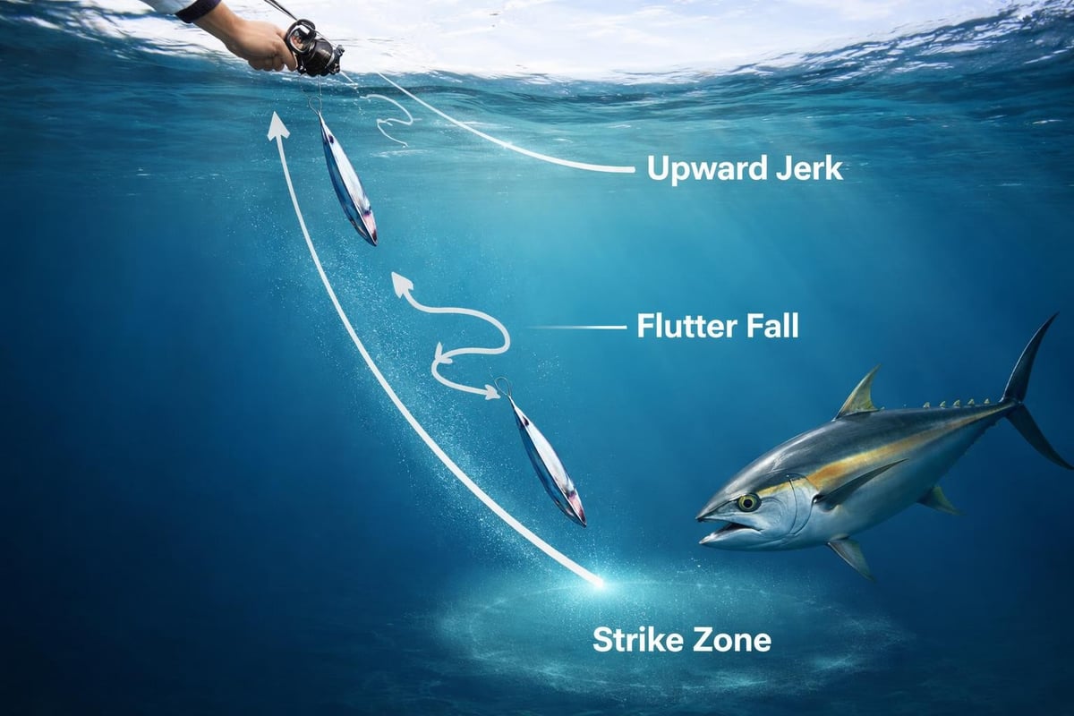 Jigging technique sequence