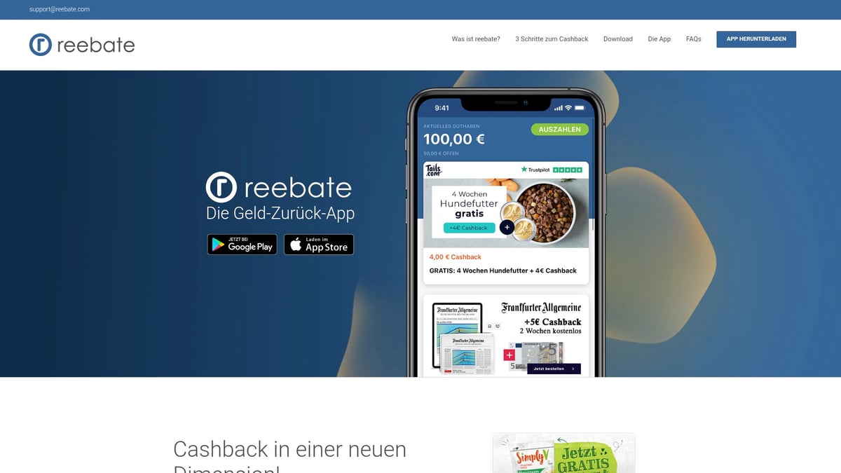 9 Unverzichtbare Deal Seiten, Die Du 2026 Kennen Musst - Reebate – Digitale Kassenbons & Cashback