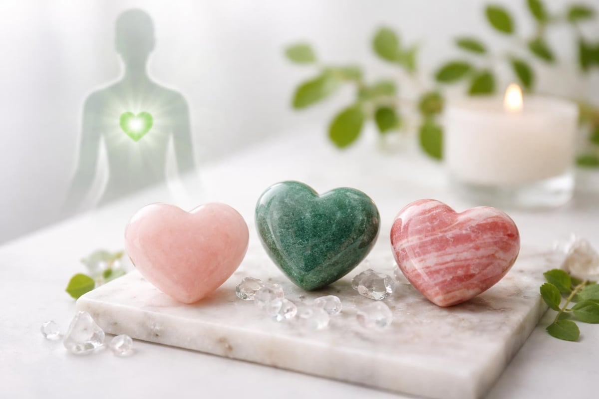 Heart chakra and gemstone healing